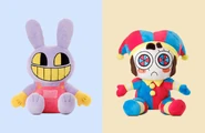 Pomni and Jax Plushies.