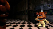 Mario's clothes being stolen by Toy Freddy.