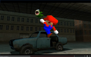 Mario steals Bob's car