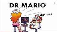 Dr. Mario looking at Peach's a**