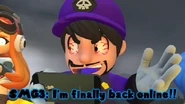 "I'm finally back online!!"