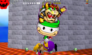 Bowser caught Wario.