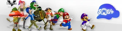 SMG4 Glitched Banner