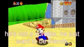 Super mario 64 bloopers castle jumping = time tavelling = zombies