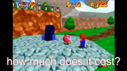 Mario preguntando el costo de un cañón