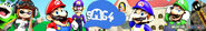 A more recent iteration of the SMG4 channel banner, with Waluigi getting closer.