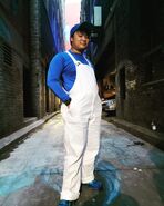 Luke wearing SMG4 costume in Hitbox: SMG4 In Real Life