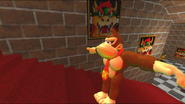 Donkey Kong's finally here, he's performing for you