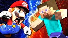 SMG4 Mario VS Steve