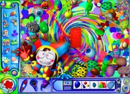 Pomni doing her best to escape this glitched-up nightmare.