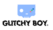 Glitchy Boy logo with icon