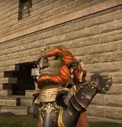 Ganondorf about to explode from the horrible singing.