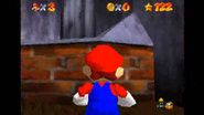 Mario explorando el lugar