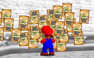 Mario puts up missing posters of Junior.