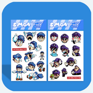 SMG4 and SMG3 sticker pack
