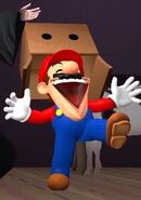 Mario as a member in the Box Club