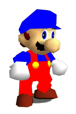 Inverted Mario Clone Render