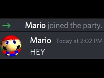 Mario Joins Discord