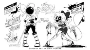 Cyn's concept drawn by Liam Vickers