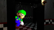 "Mario!" says the worried Luigi