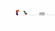 Mario and the Dino game
