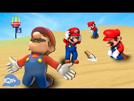 SMG4- Mario Breaks the McDonald's Ice Cream Machine