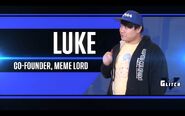 Luke as seen on the Glitch Productions channel trailer.