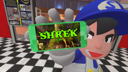 SMG4 showing the mobile game.