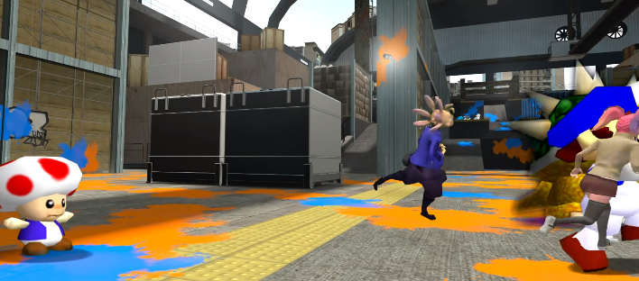 SMG4: Mario And The T-Pose Virus on Make a GIF