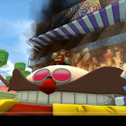 Dr. Eggman gloating about how he is the most brilliant scientist