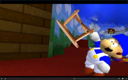 SMG4 is throwing furniture at the door