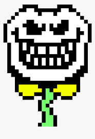 Pixilart - Flowey Battle Sprite (Evil) by GasterPapyrus64