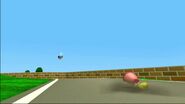 Mario escaping from Peach after running over her.