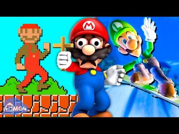 Mario Plays Cursed Mario Games 
