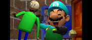 X and Baldi in SMG4: Studying for Exams...But you're friends with Mario