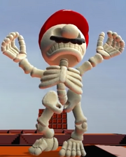 Skeleton Mario