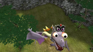 Bowser as a Aerodactyl