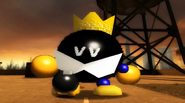 King Bob-omb adopts the little Bob-omb.