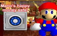 Mario's happy money safe!