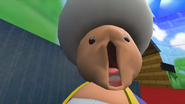 Toad’s reaction to seeing Mario naked