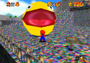 The Chain Chomp in Mario's dream.