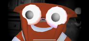 Knuckles getting shocked about SMG3's meme.