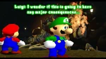 Luigi broked the 4th wall. (Pt. 1)