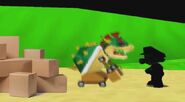 Bowser Robot talking to the murderer.