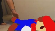 Real Life SMG4 dragging Ragdoll Mario
