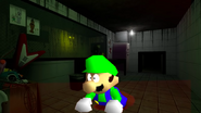 Luigi is shakin scared