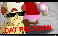 Toad reacting to Toadette
