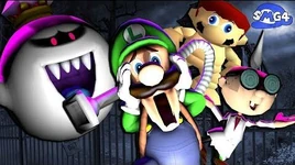 SMG4 Stupid Luigi's Mansion