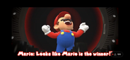 Mario wins using the Octobot King! Or did he?