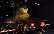 Bowser vomiting while watching "Super Mario Twilight".